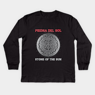 Piedra del Sol Kids Long Sleeve T-Shirt